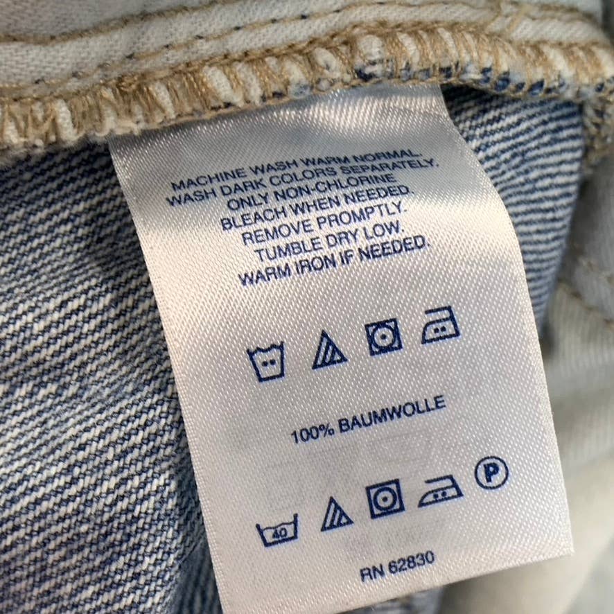 LANDS' END Men's Stone Wash Traditional-Fit Non-Stretch Jeans SZ 36