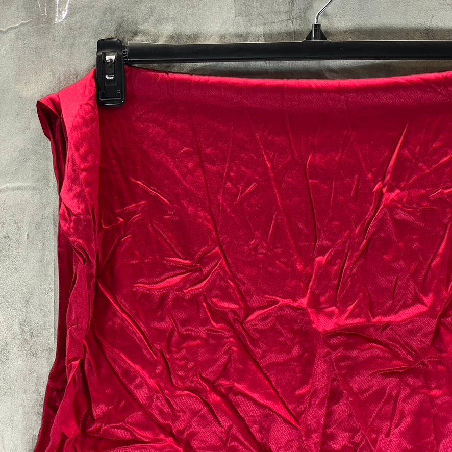 INC INTERNATIONAL CONCEPTS Women's Baked Apple Solid Knit Wrap Scarf SZ OS