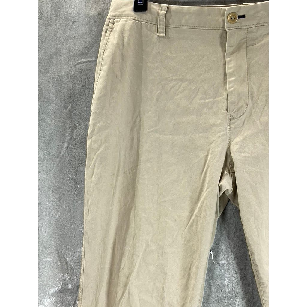 BONOBOS Men's Tan Bootleggers Straight Fit Chino Pants SZ 36X30