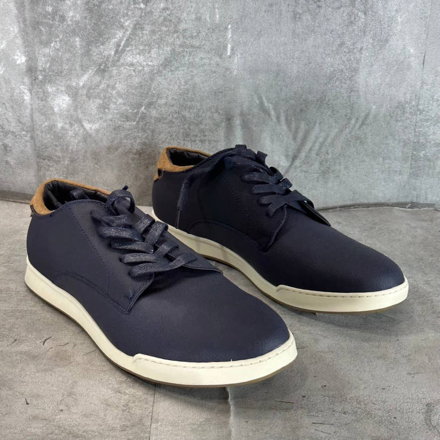VANCE CO. Men's Blue Aydon Casual Memory Foam Lace-Up Sneakers SZ 11