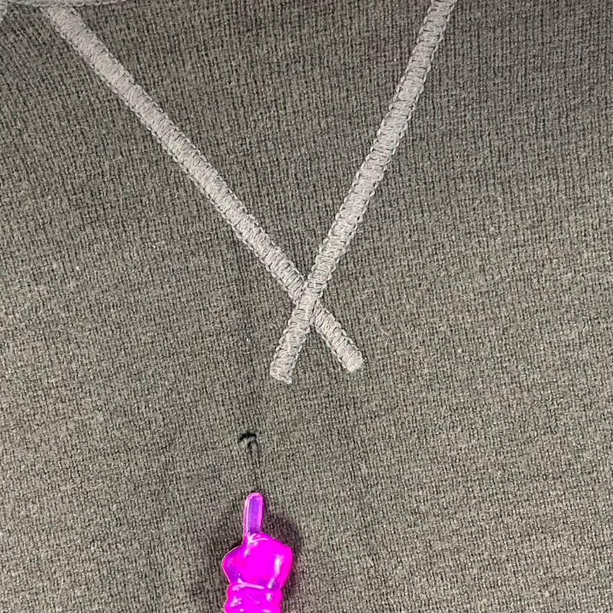 EDDIE BAUER Men's Big & Tall Olive Green Crewneck Pullover Sweater SZ L/T