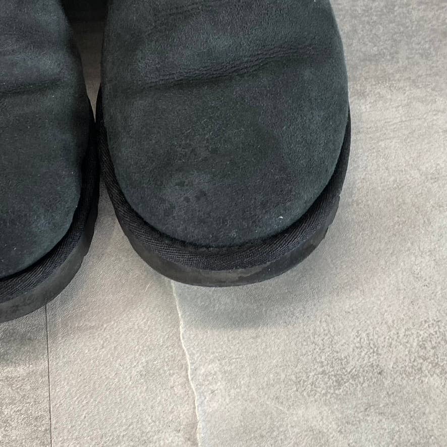 UGG Women's Black Bailey Bow II Slip-On Mid-Calf Pull-On Boots SZ 9