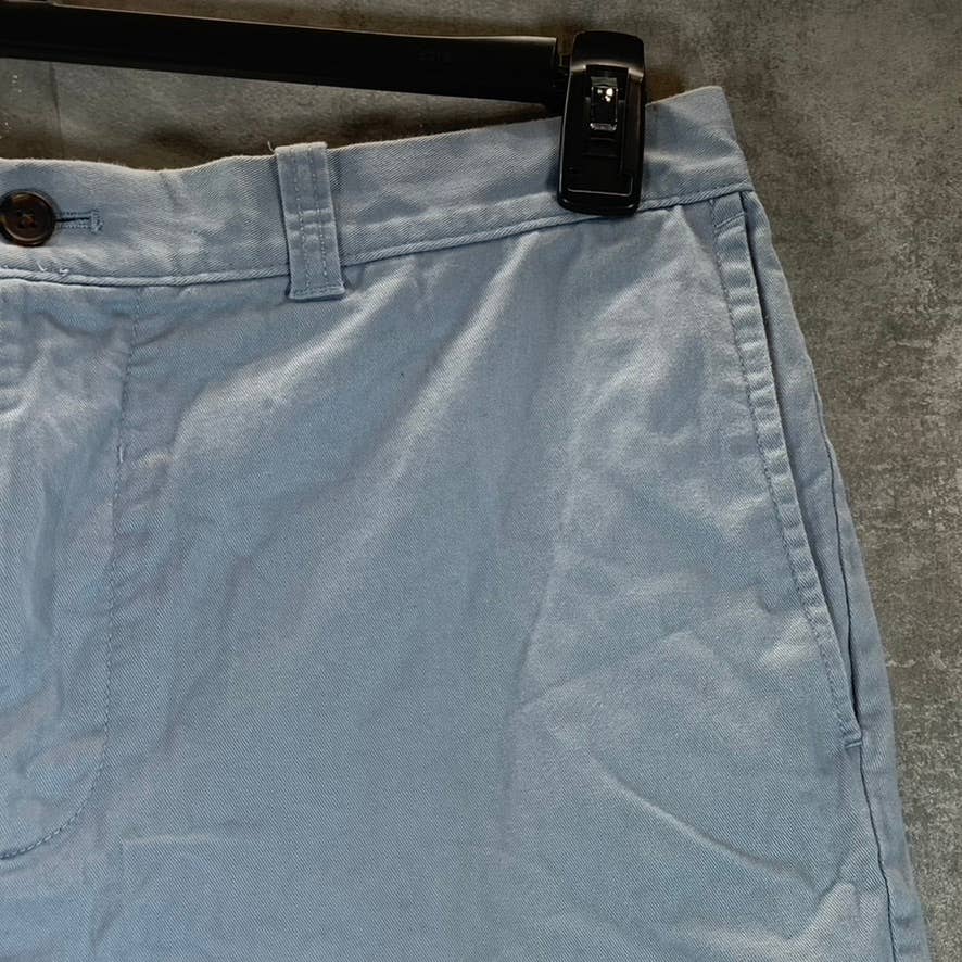 J.CREW Men's Pale Sea 9" Flex Chino Shorts SZ 36
