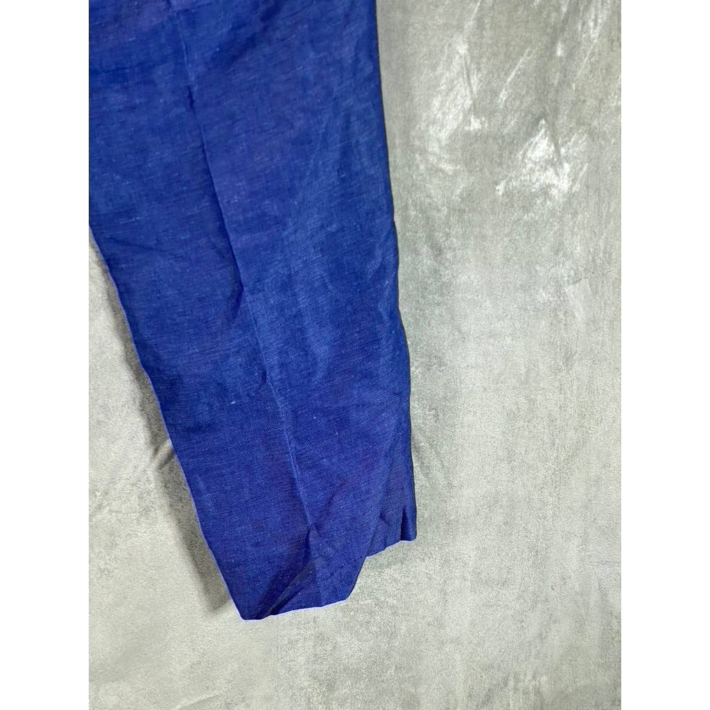 BANANA REPUBLIC Women's Petite Royal Blue Avery Straight Pant SZ 8P