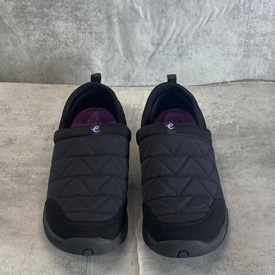 EASY SPIRIT Women's Black Tiffin Slip-On Water-Resistance Walking Shoes SZ 7.5