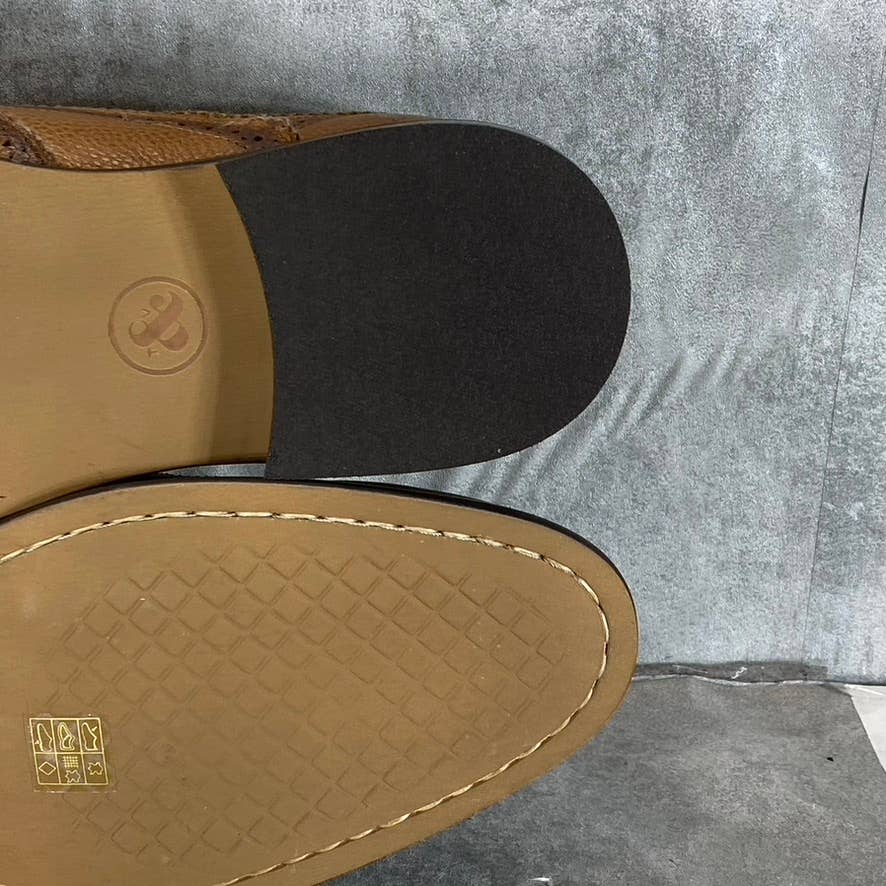 THOMAS & VINE Men's Cognac Garland Tru Comfort Foam Oxford Dress Shoes SZ 13