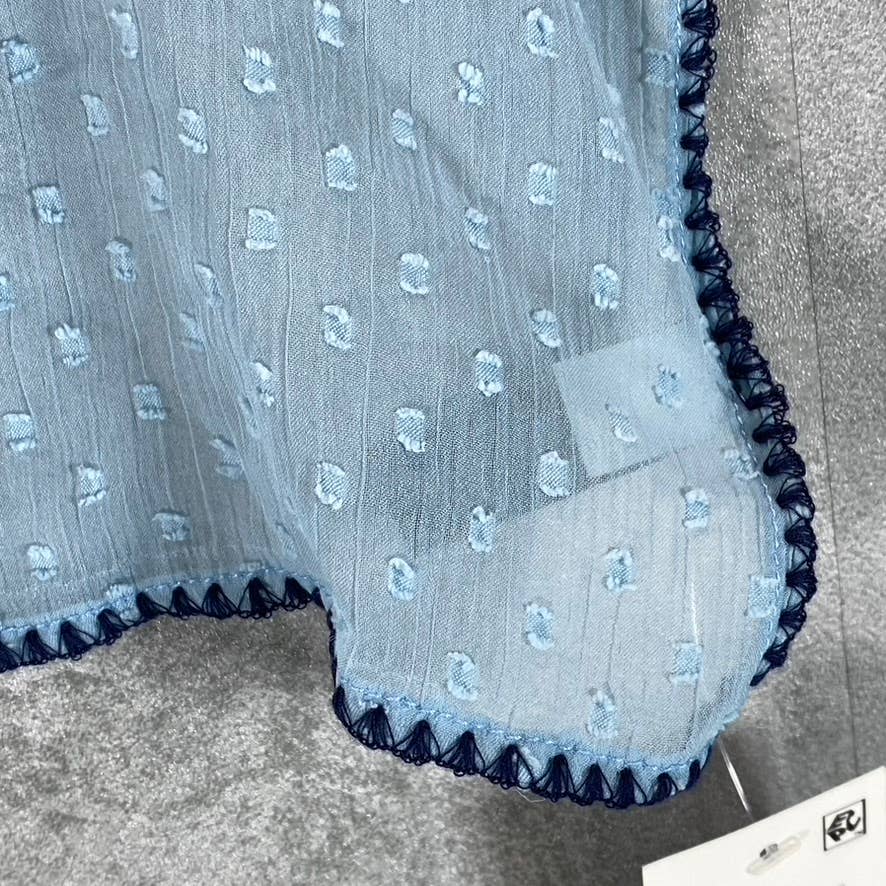 INC INTERNATIONAL CONCEPTS Women's Chambray Swiss Dot Bandana Scarf SZ OS