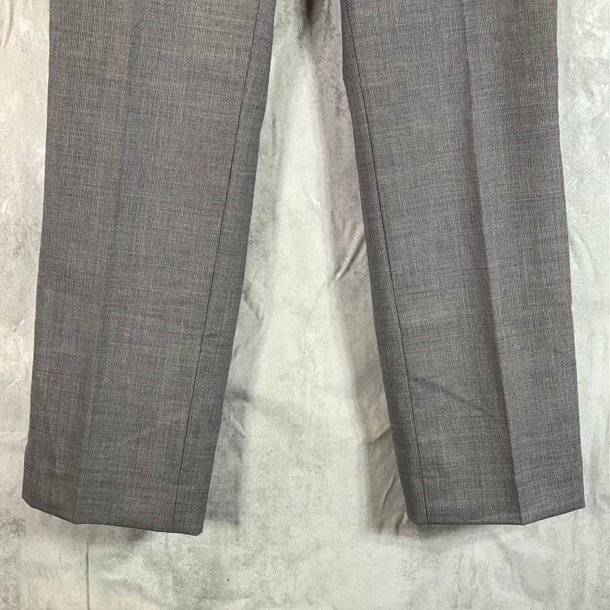BANANA REPUBLIC Men's Grey Mini Gingham Classic-Fit Dress Pants SZ 32X32