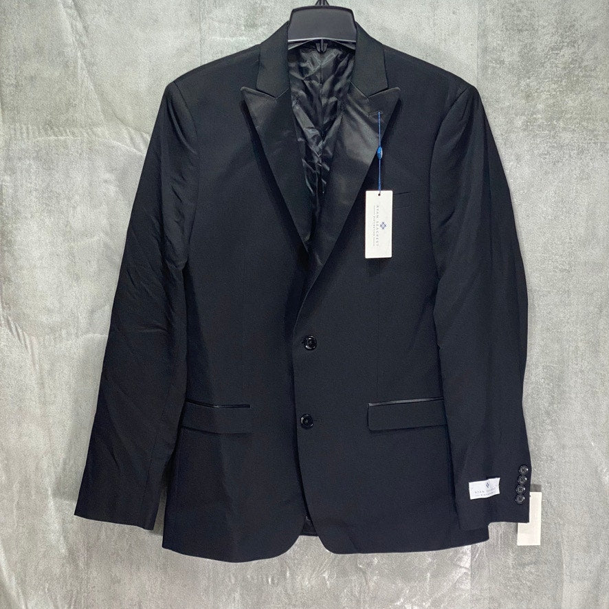 RYAN SEACREST DISTINCTION Black Slim-Fit Stretch Long Tuxedo Jacket SZ 40