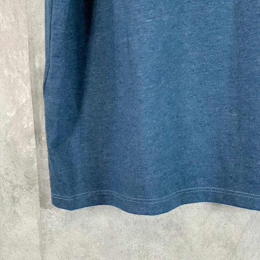 JOHN VARVATOS STAR USA Men's Peacock Blue V-Neck Short-Sleeve T-Shirt SZ XL