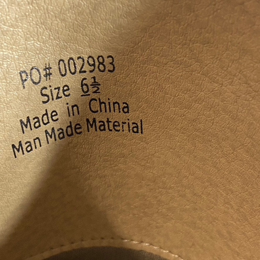 JOURNEE COLLECTION Women's Taupe Late Knee-High Block-Heel Boots SZ 6.5