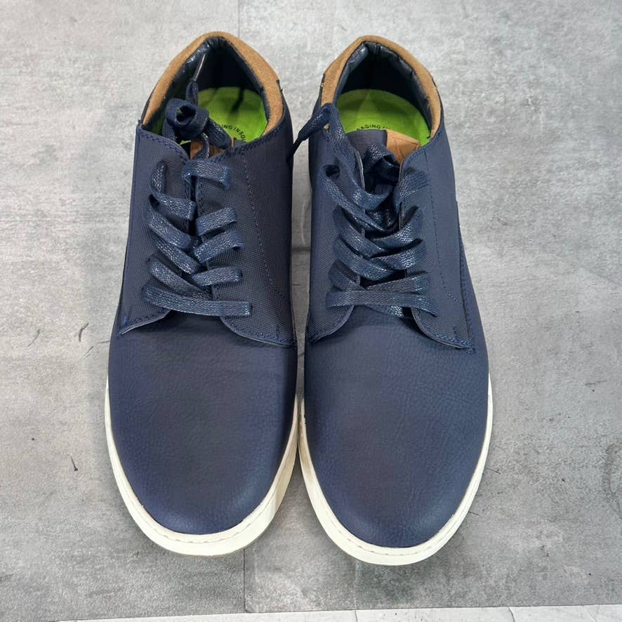 VANCE CO. Men's Blue Aydon Casual Memory Foam Lace-Up Sneakers SZ 11