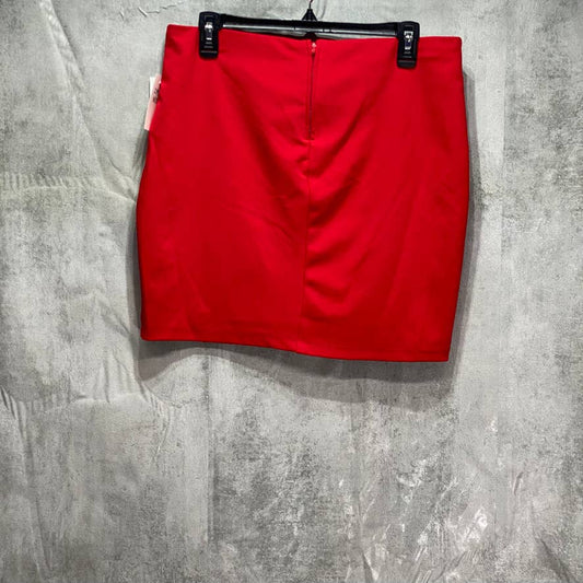 B. DARLIN Red Bodycon Mini Skirt SZ 13/14