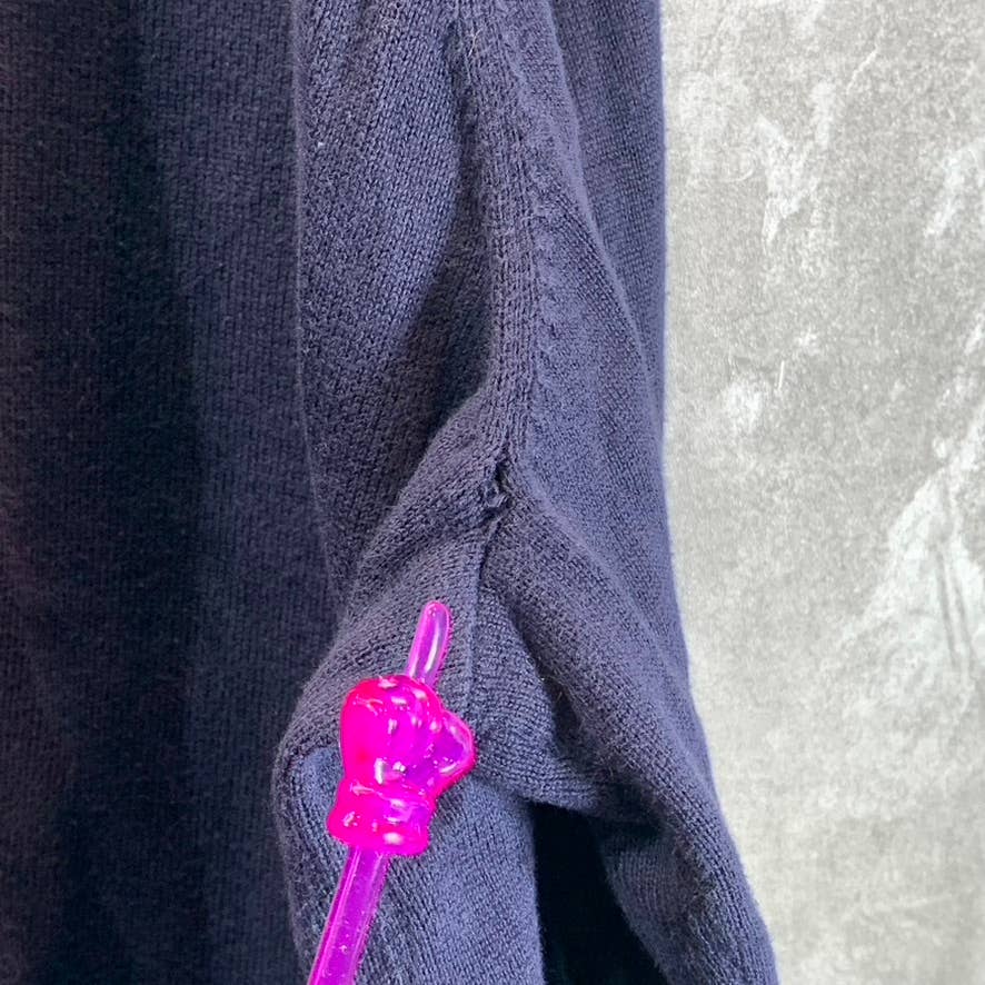 BROOKS BROTHERS Men's Navy V-Neck Supima Cotton Pullover Sweater SZ 2XL