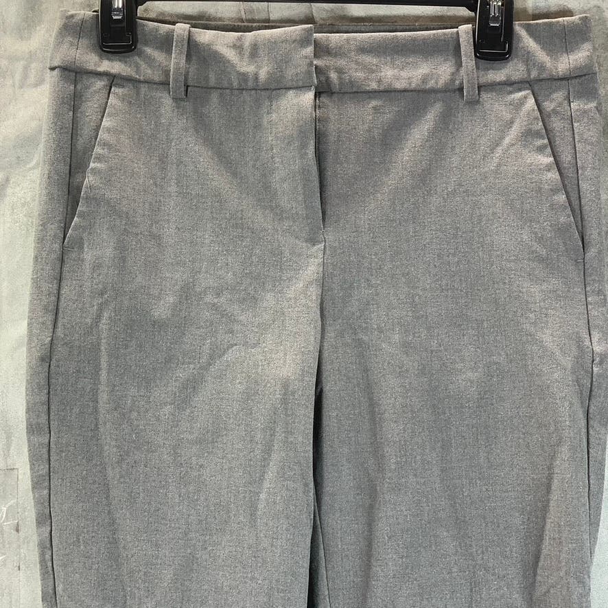 J.CREW Factory Women's Heather Graphite Slim Cropped Stretch Twill Ruby Pant SZ6