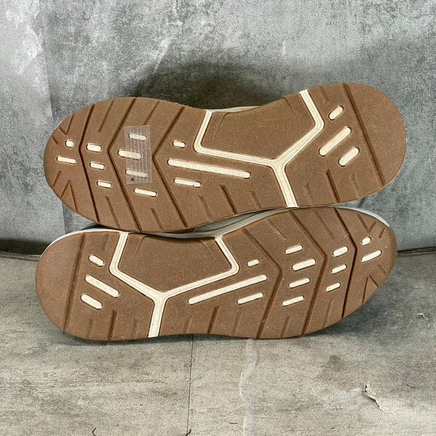 NEW YORK & COMPANY Men's Beige Harvey Low-Top Lace-Up Sneakers SZ 8.5