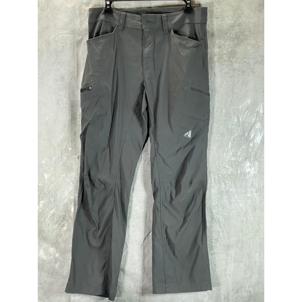 EDDIE BAUER Men's Dark Smoke Guide Lightweight Pro Hiking Pants SZ 32X30