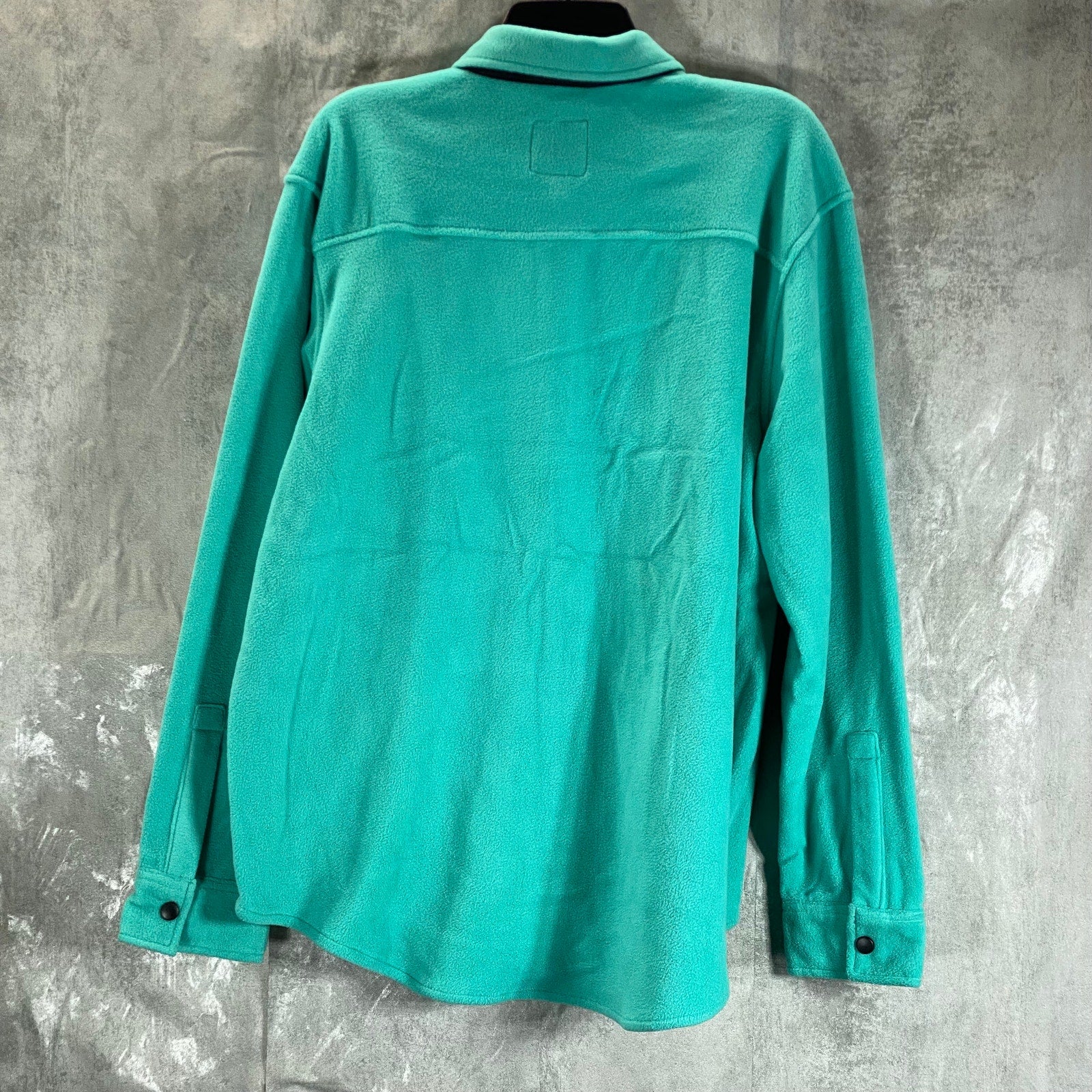 MOUNTAIN & ISLES Men's Ceramic Polar Fleece Snap Button Shirt Jacket SZ L