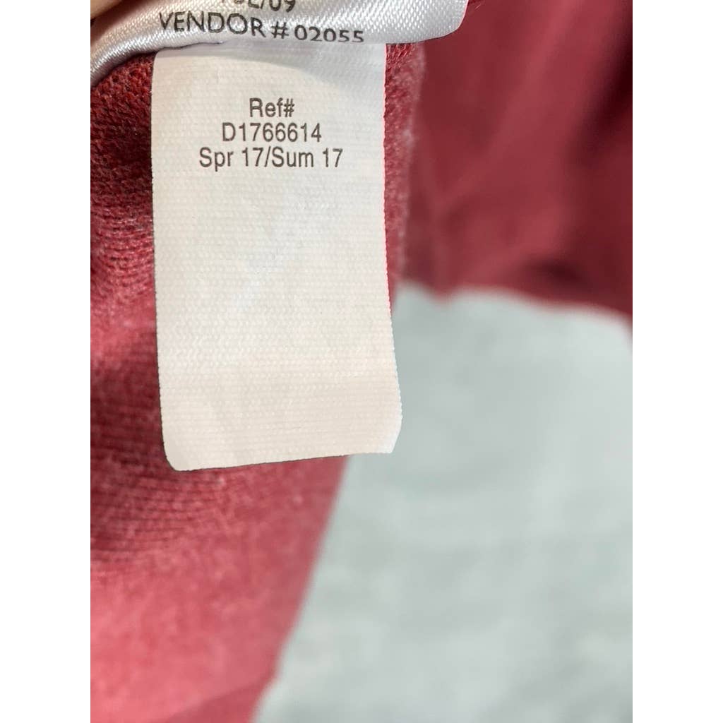 EDDIE BAUER Men's Red Classic Short-Sleeve Polo Shirt SZ L