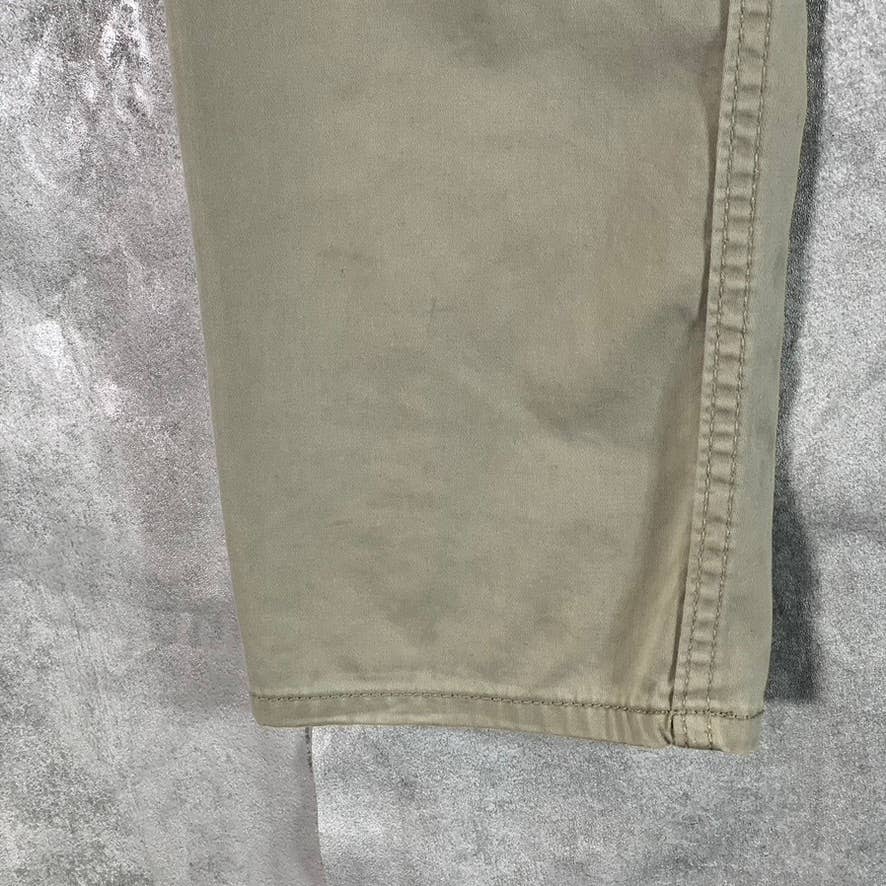 BANANA REPUBLIC Men's Sunwashed Taupe Sueded Slim-Fit Stretch Pants SZ 30X30