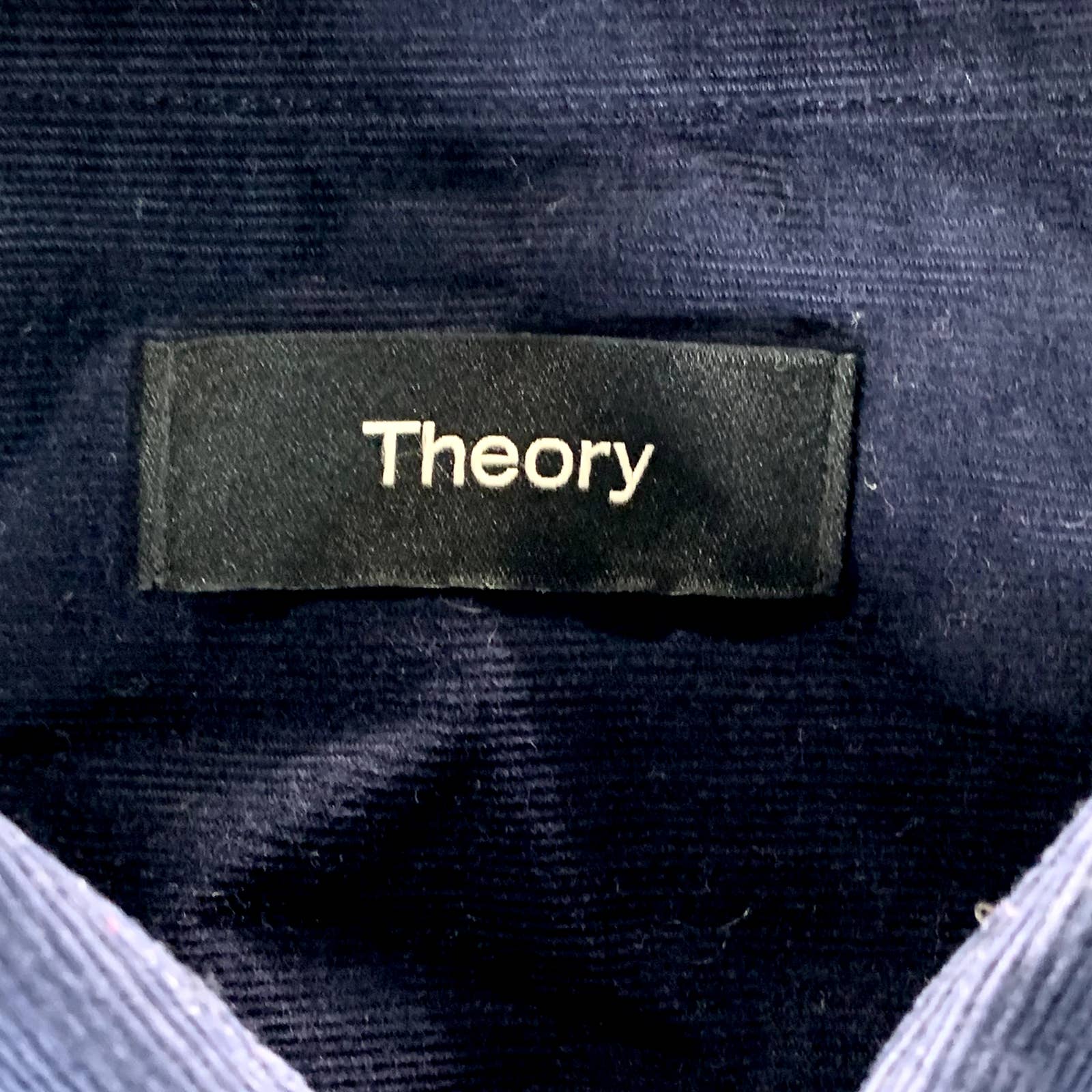 THEORY Men's Eclipse Irving Fine Wale Button-Up Long Sleeve Shirt SZ L