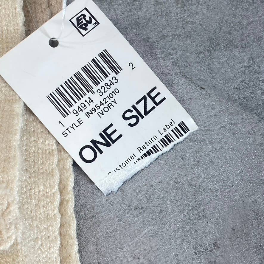 INC INTERNATIONAL CONCEPTS Women's Ivory Jewel Embellished Muffler Scarf SZ OS