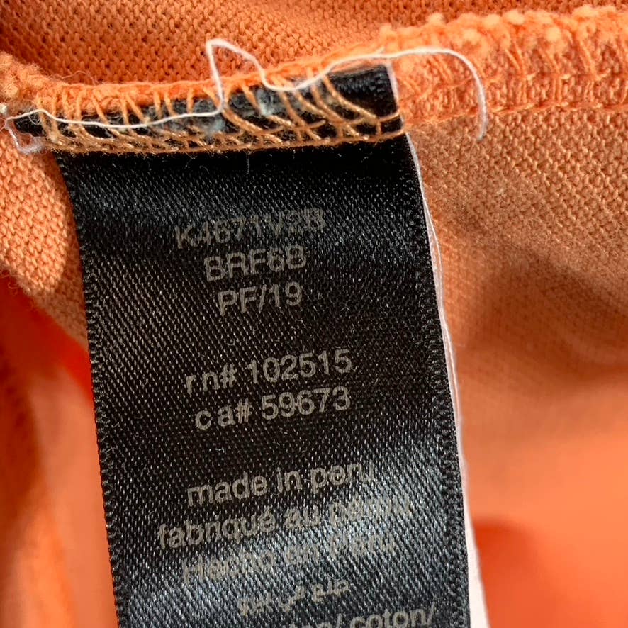 JOHN VARVATOS STAR USA Men's Papaya Peace Sign Pique Regular-Fit Polo Shirt SZXL