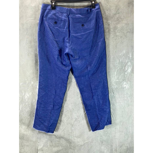 BANANA REPUBLIC Women's Petite Royal Blue Avery Straight Pant SZ 8P