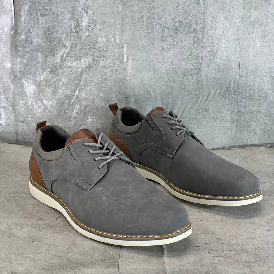 RESERVED FOOTWEAR NEW YORK Men's Grey Vertigo Lace-Up Oxford Shoes SZ 11