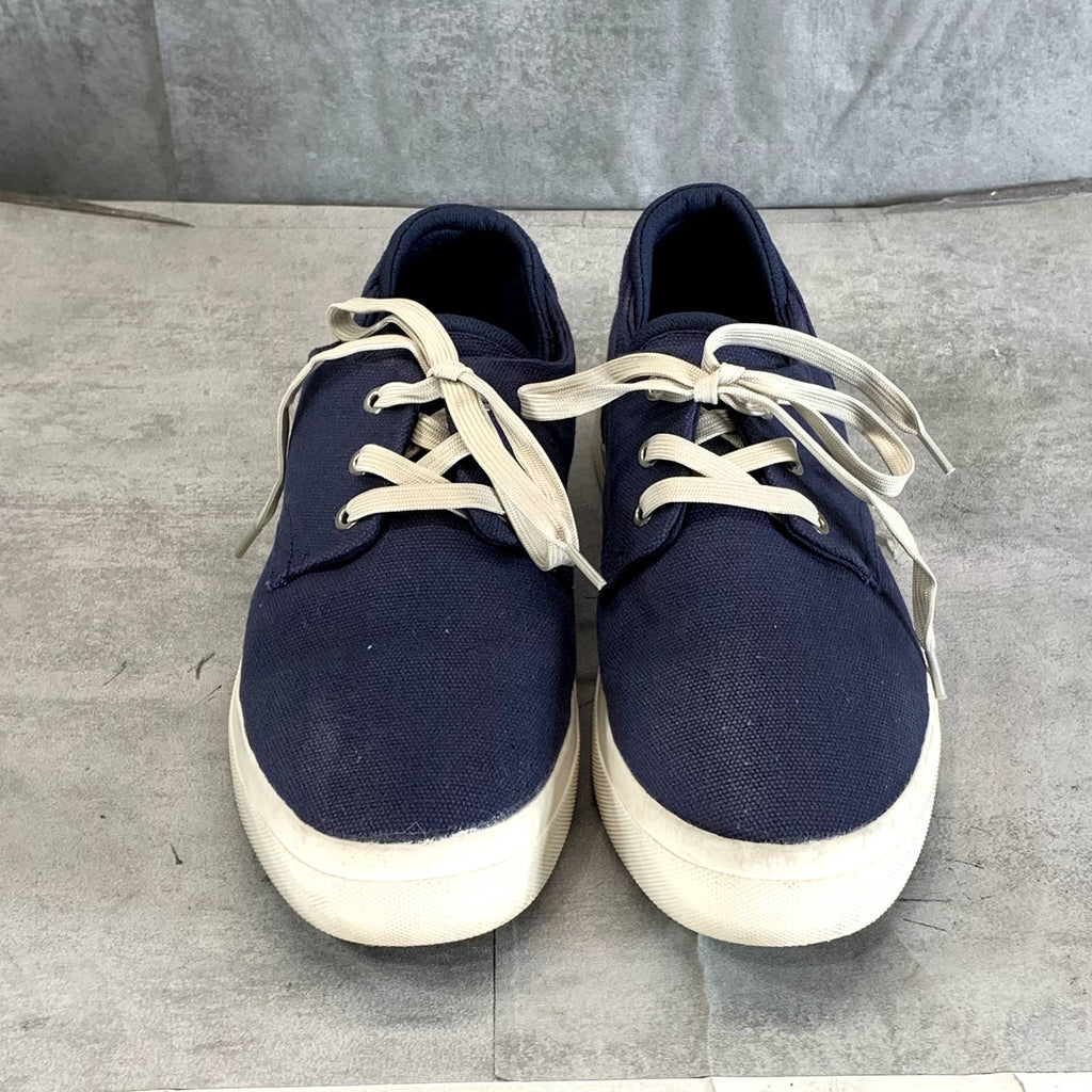 SUN+STONE Men's Navy Kiva Lace-Up Core Sneakers SZ 9.5
