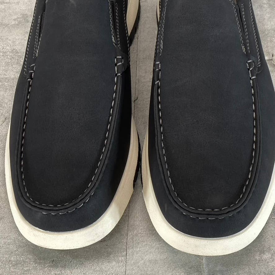 XRAY FOOTWEAR Men's Black Faux-Leather Berlin Slip-On Loafers SZ 12