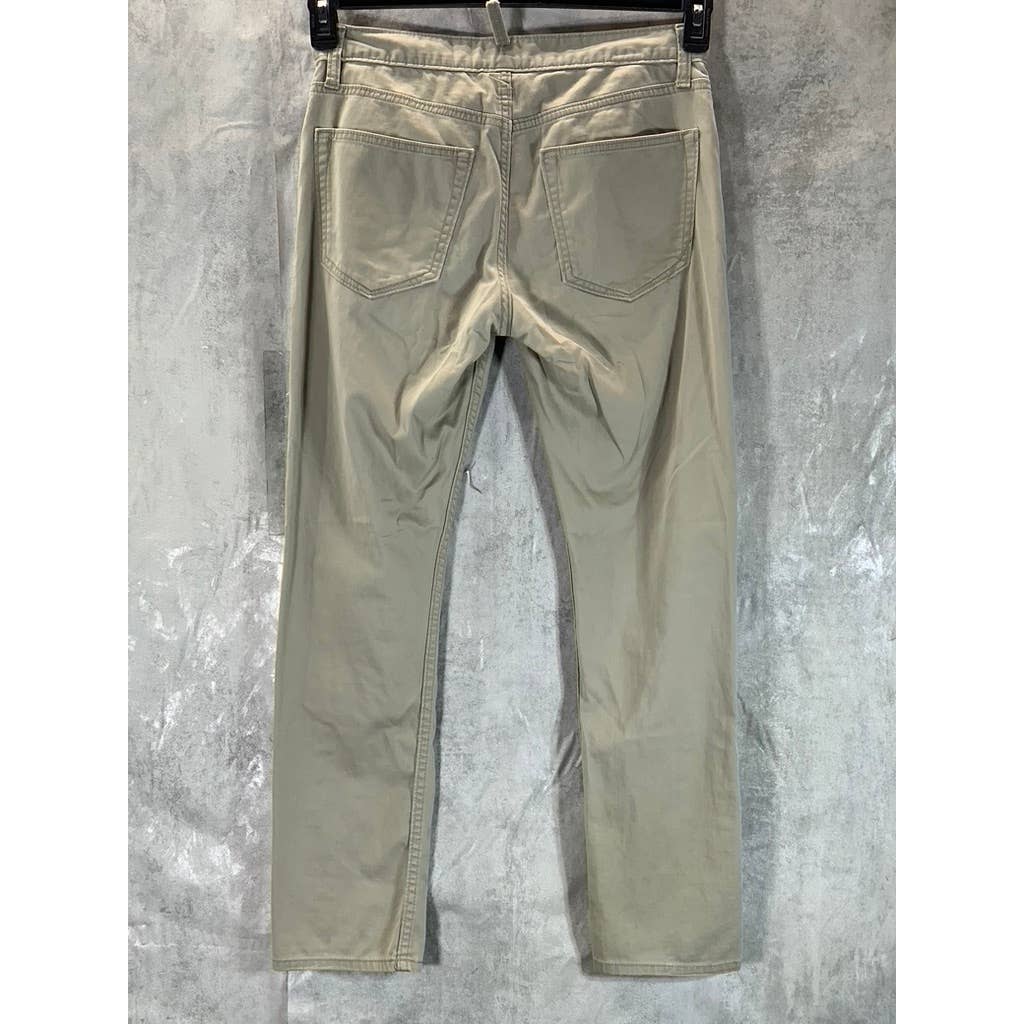 BANANA REPUBLIC Men's Sunwashed Taupe Sueded Slim-Fit Stretch Pants SZ 30X30