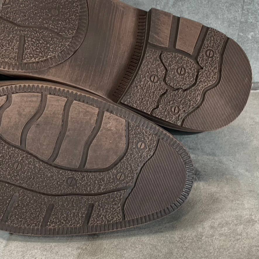 NEW YORK & COMPANY Men's Black Faux-Leather Cooper Lace-Up Oxford Shoes SZ 9.5