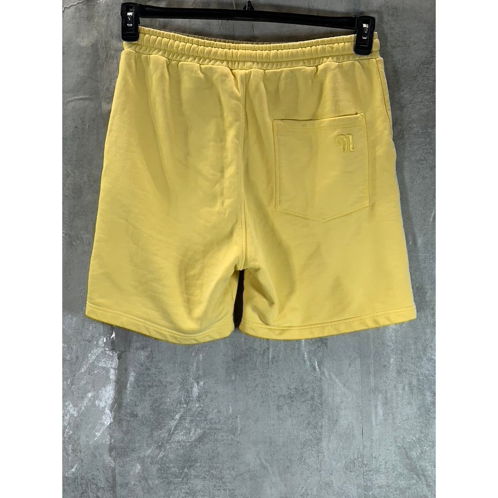 NANUSHKA Men's Yellow Drawstring Pull-On Sweat Shorts SZ S