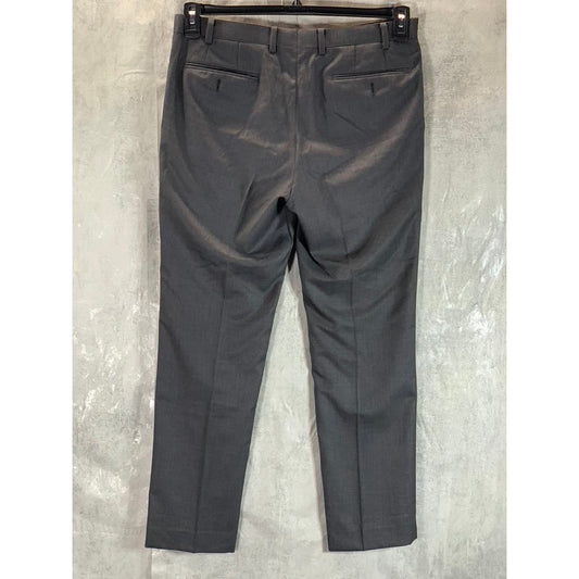 INDOCHINO Men's Charcoal Herrogate Flat-Front Dress Pants SZ 32X30