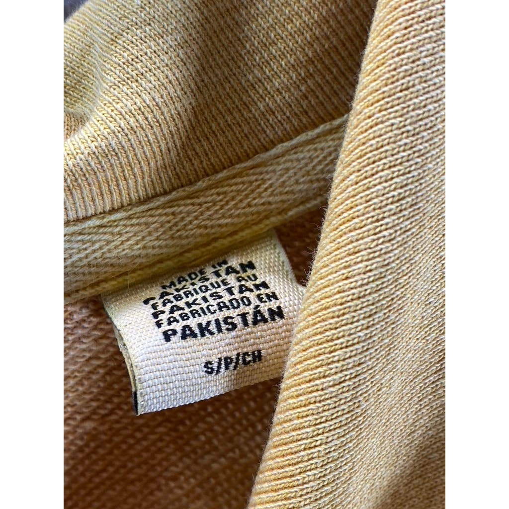 LEVI'S Men's Golden Apricot Yellow Relaxed-Fit Original Logo Pullover Hoodie SZS