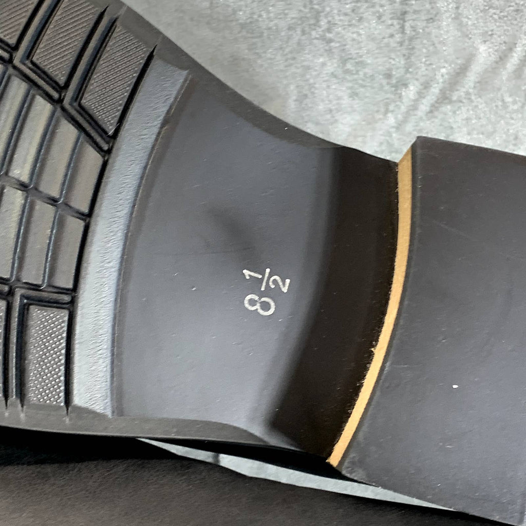 VANCE CO. Men's Black Faux-Leather Landon Pull-On Dress Boots SZ 8.5