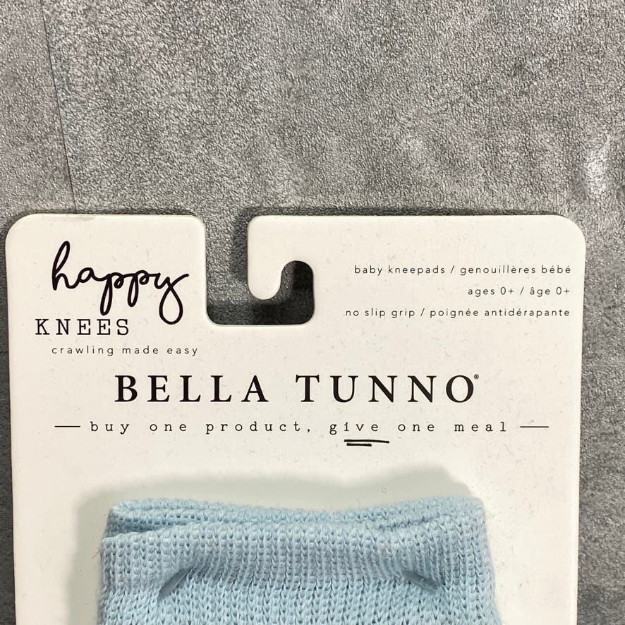 BELLA TUNNO Light Blue Solid Happy Knees Non-Slip Kneepads SZ 0+