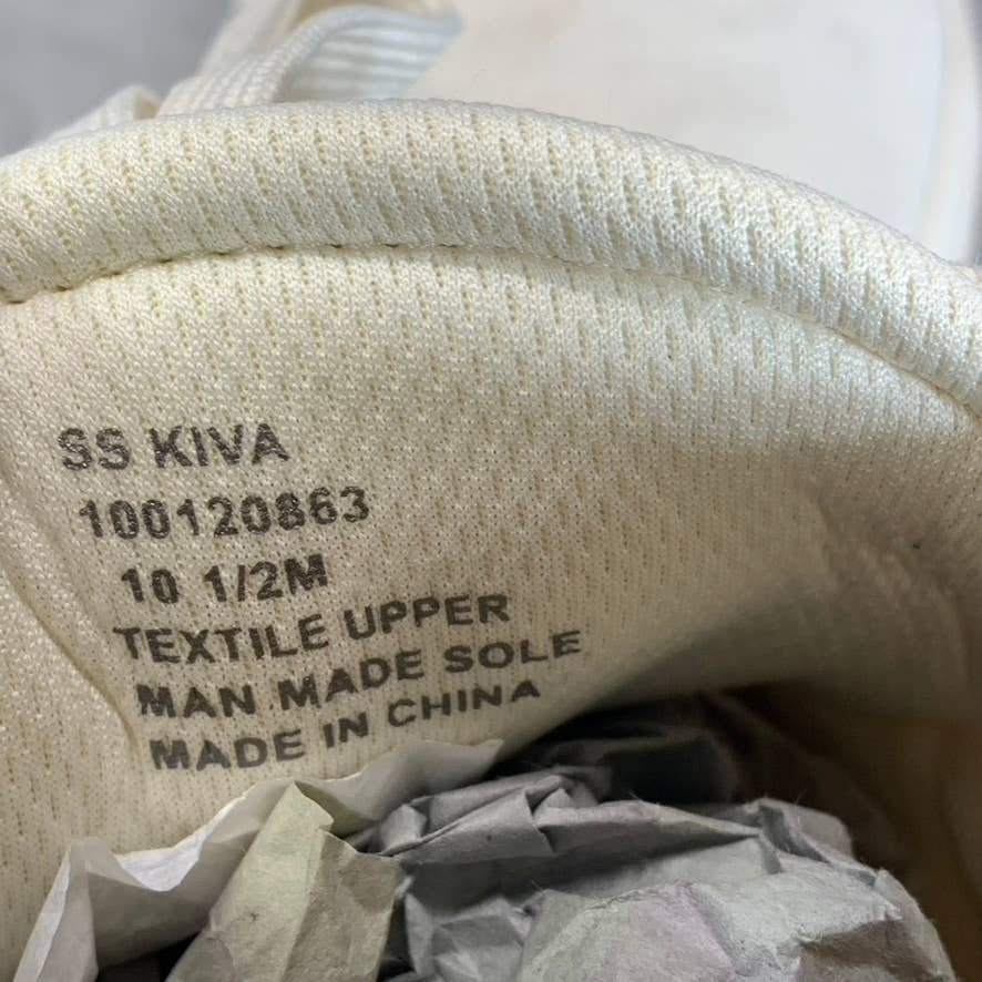 SUN+STONE Men's White Kiva Lace-Up Core Sneakers SZ 10.5