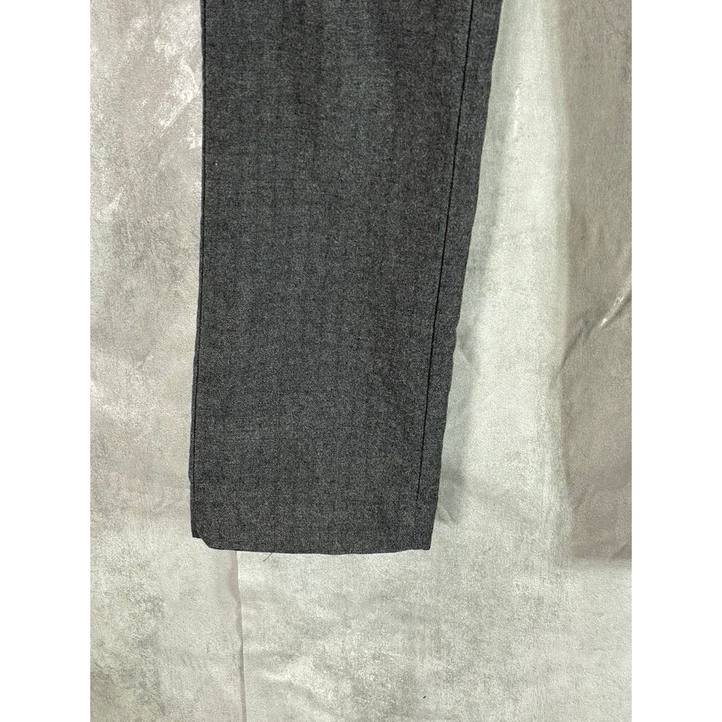 BANANA REPUBLIC Men's Charcoal Print Slim-Fit Aiden Stretch Pants SZ 31X30