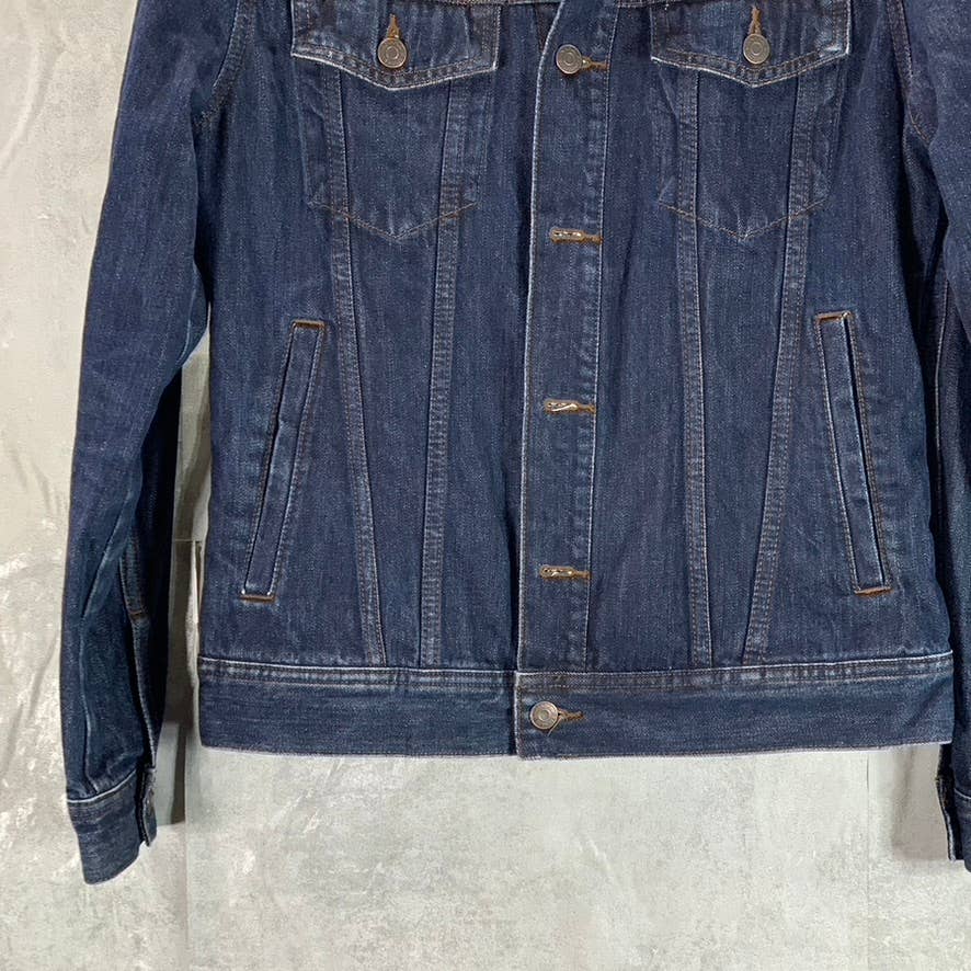 BANANA REPUBLIC Men's Rinse Standard Fit Button-Up Denim Jacket SZ S