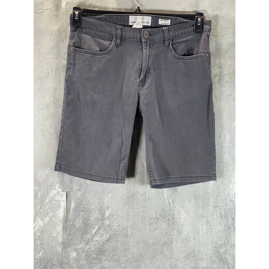 PAPER DENIM & CLOTH Men's Charcoal Denim 5-Pocket Bermuda Shorts SZ 32