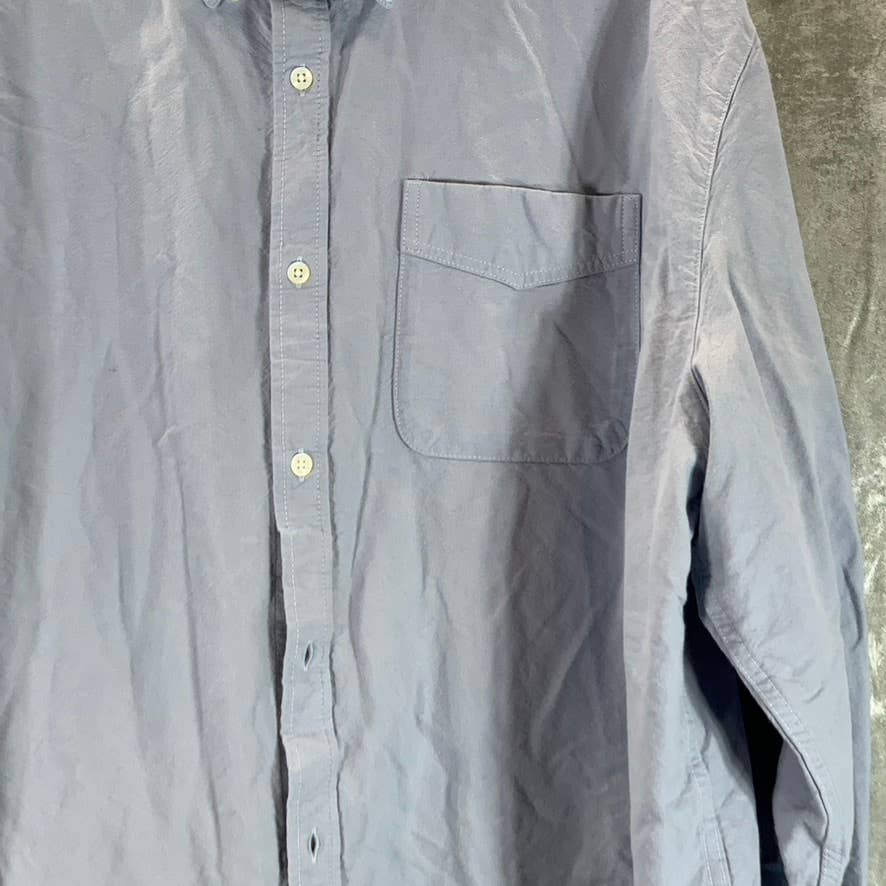 URBAN OUTFITTERS Men's Grey Button-Up Long-Sleeve Shirt SZ XL