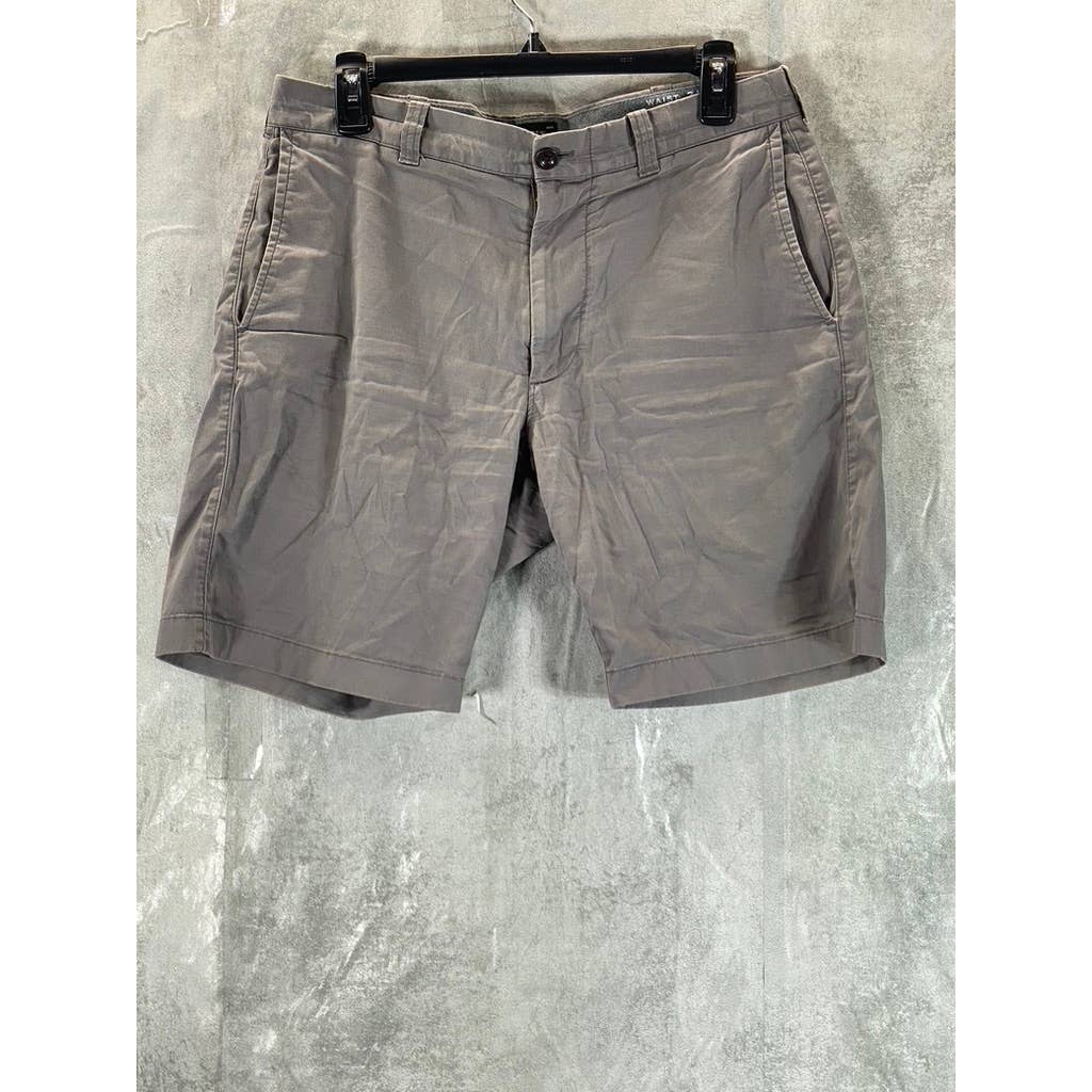 J.CREW Men's Spokane Grey Regular-Fit 9" Stretch Chino Shorts SZ 31