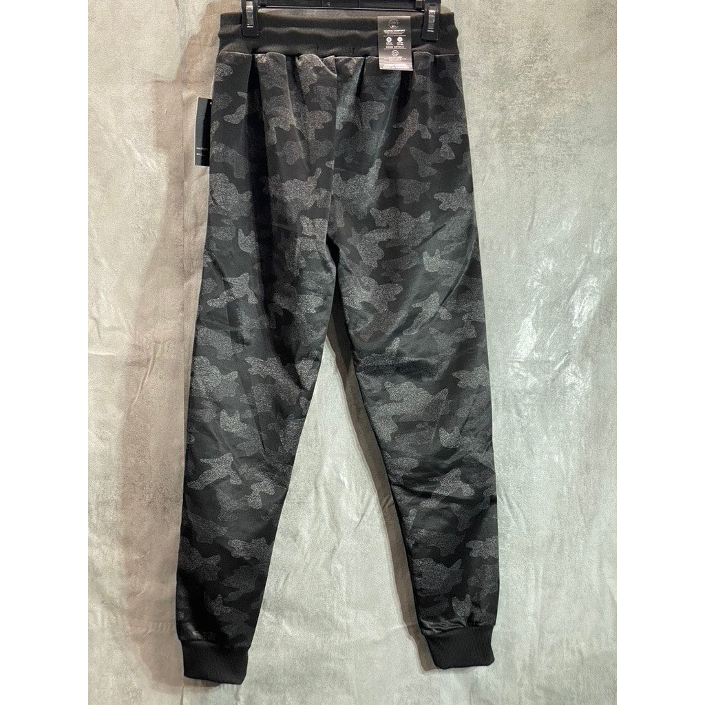 DUNLOP SPORT Men's Dark Grey Camo Pull-On Jogger Sweatpants SZ S