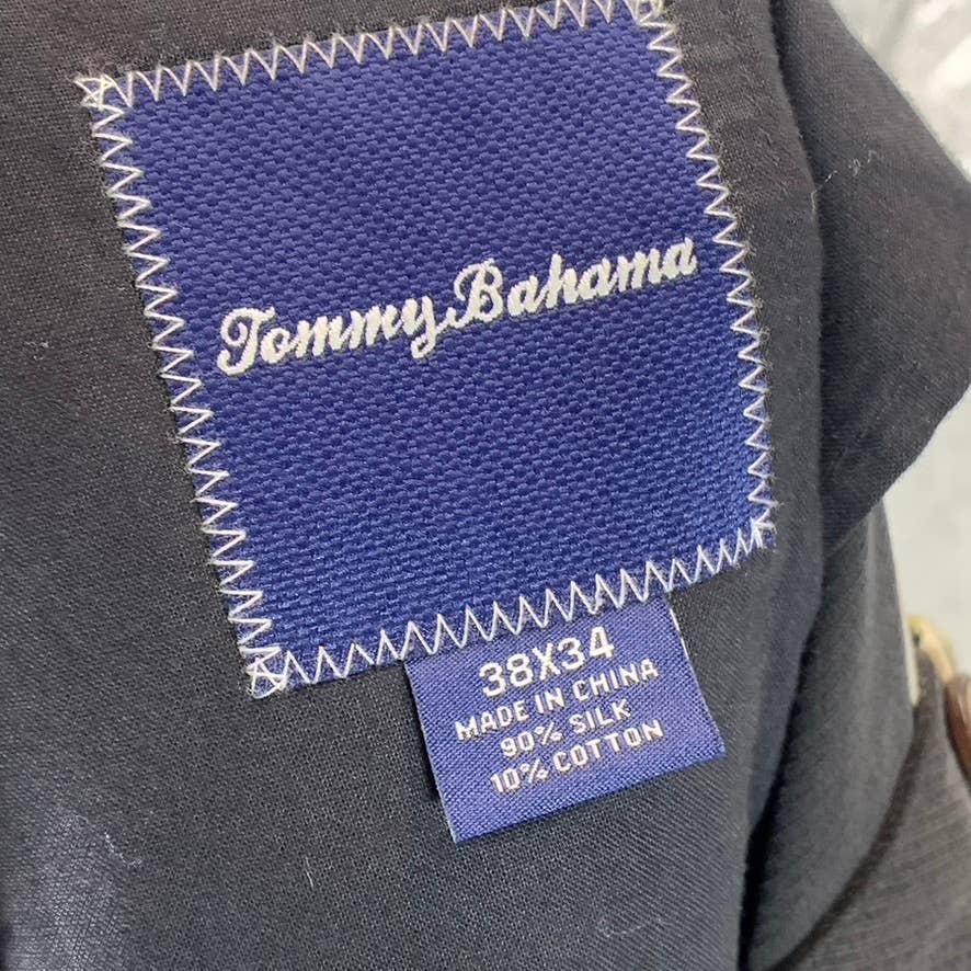 TOMMY BAHAMA Men's Black New ST. Thomas Relaxed Dress Pants SZ 38X34