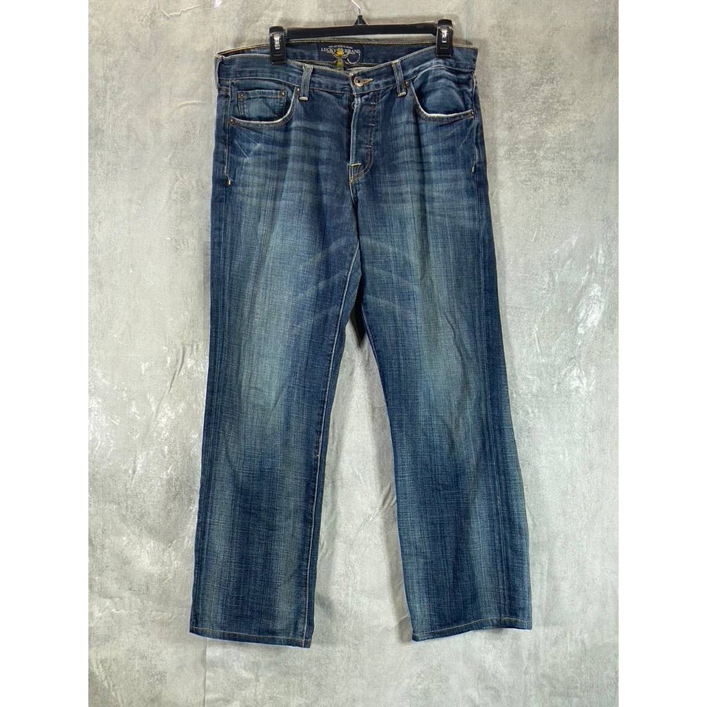 LUCKY BRAND Men's Blue 221 Original Straight Denim Jeans SZ 33X30