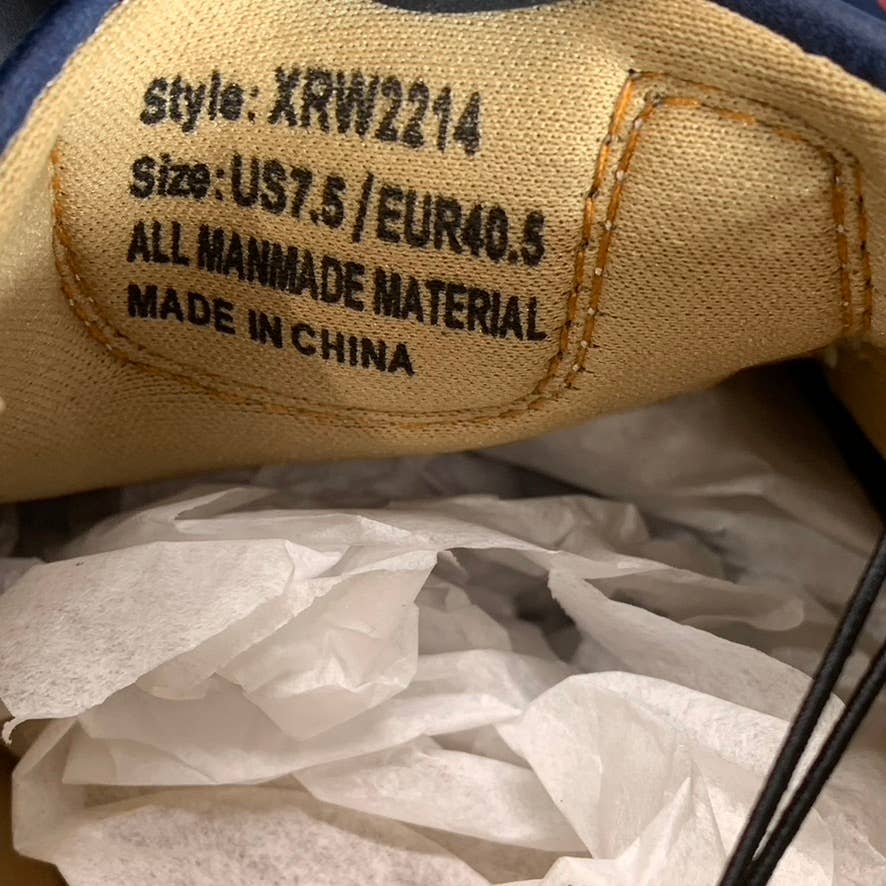 XRAY FOOTWEAR Men's Navy Faux Leather Duane Slip-On Loafers SZ 7.5