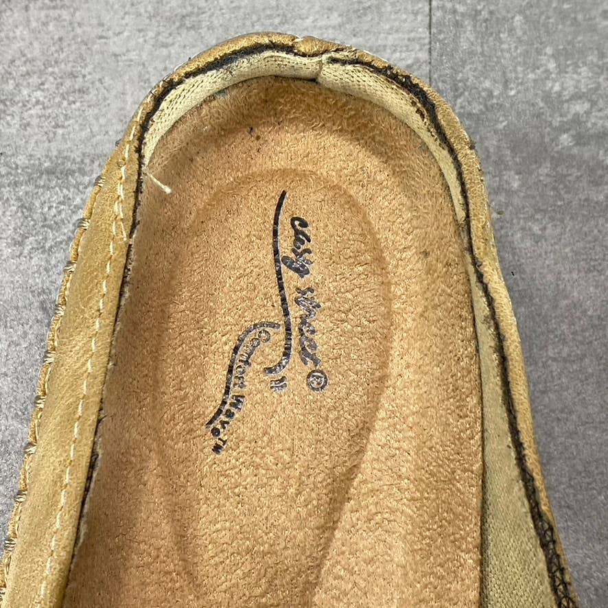 EASY STREET Women's Beige Perforated Kita Comfort Round-Toe Slip-On Mules SZ 7.5