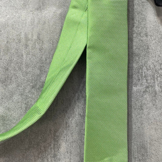 UNBRANDED Men's Green Solid Tie OS